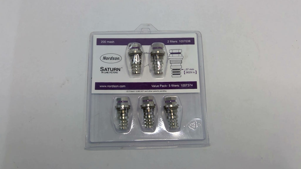 Nordson 1007374 Saturn In Line Filters 200 Mesh Lot Of 5