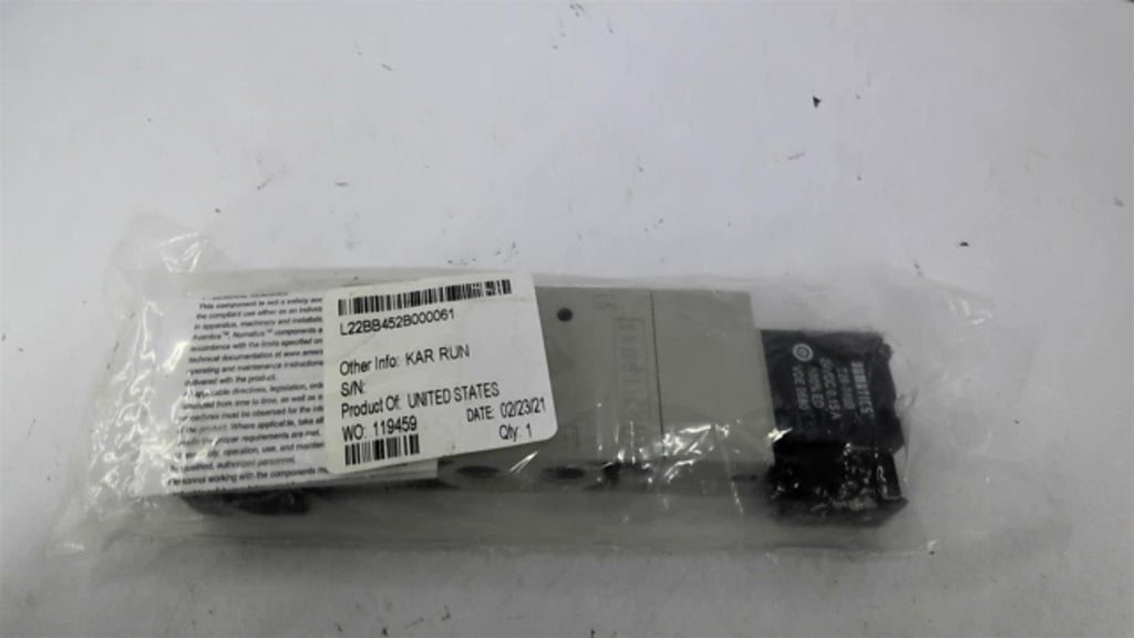 Numatics L22BB452B000061 Solenoid Valve