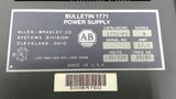 Allen Bradley 1771-P2 Bulletin 1771 Power Supply 50/60 HZ 120/220 Volts 1/2 Amp.
