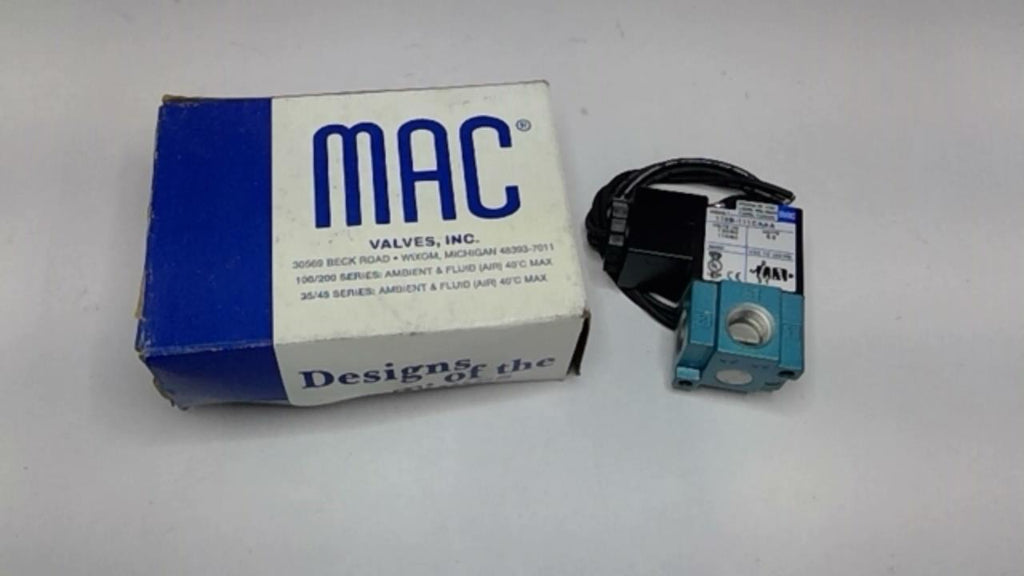 MAC 113B-111CA Solenoid Valve 6.8 Watts 150 PSI 120 Volts