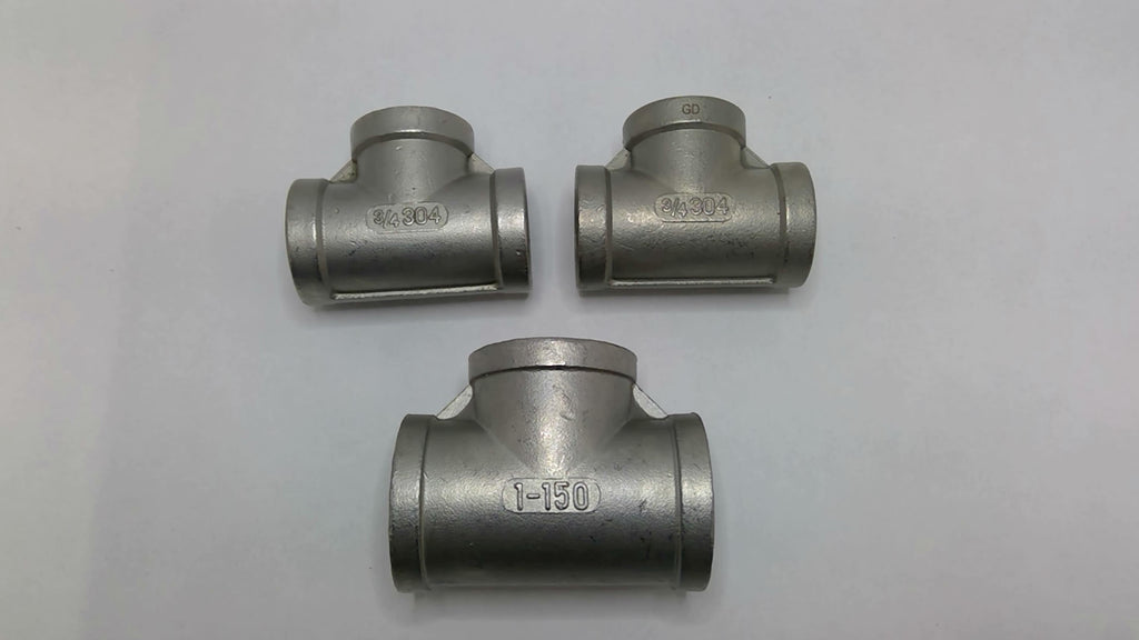 Stainless Steel Tee Pipe Fittings 1 1-150 With 2 3/4 304