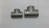 Stainless Steel Tee Pipe Fittings 1 1-150 With 2 3/4 304