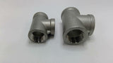 Stainless Steel Tee Pipe Fittings 1 1-150 With 2 3/4 304