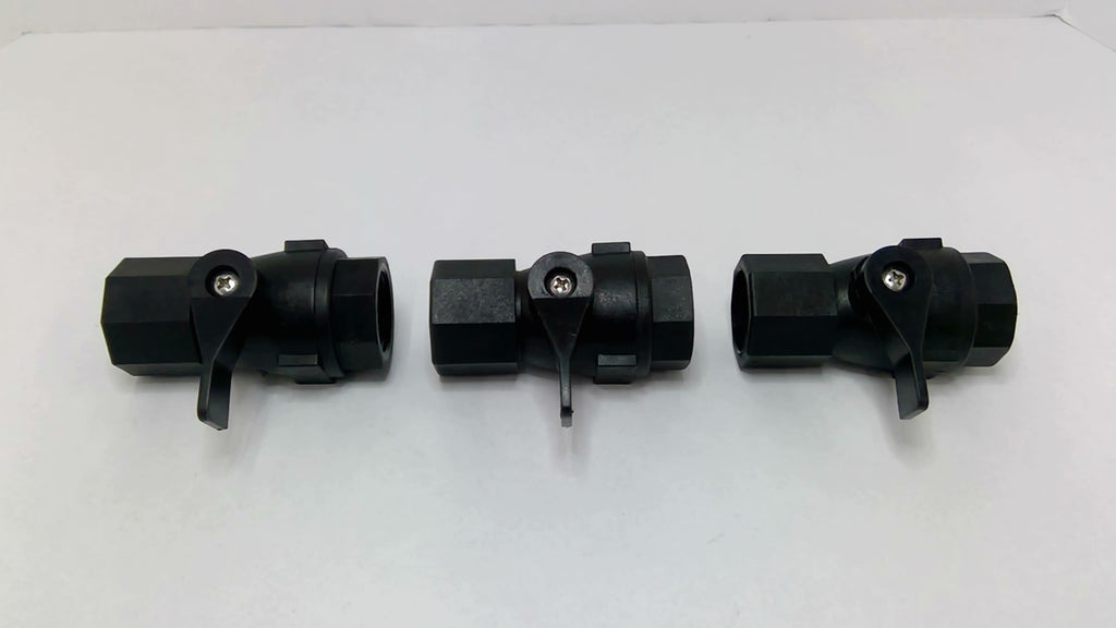 Ball Valve 1" X 1 1/2" Lot Of 3