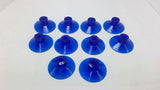 VC 30 Blue Rubber Vacuum Suction Cup Lot Of 10