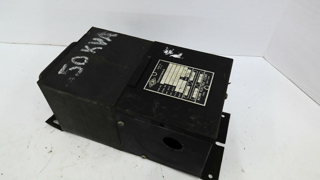 Acme T-81051 120-240V .50kVA Transformer 120x240 Pri 124 Sec Volts