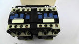 Telemecanique LC2D1201B7 Reversing Contactor 24V 7 1/2 HP 460 Volts