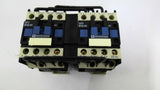 Telemecanique LC2D1201B7 Reversing Contactor 24V 7 1/2 HP 460 Volts