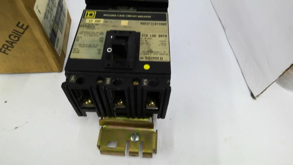 Square D FC34015 Circuit Breaker 15 Amp