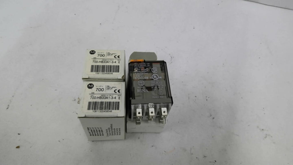 Allen Bradley 700-HB33A1-3-4 Ice Cube Relays Lot Of 3