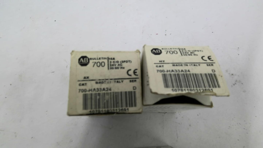 Allen Bradley 700-HA33A24 Ice Cube Relay Lot Of 2