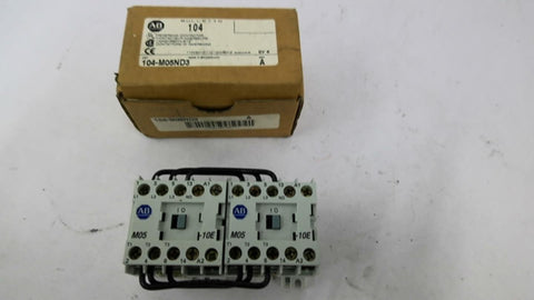 Allen Bradley 104-M05ND3 Reversing Contactor 110-120 Volt Coil