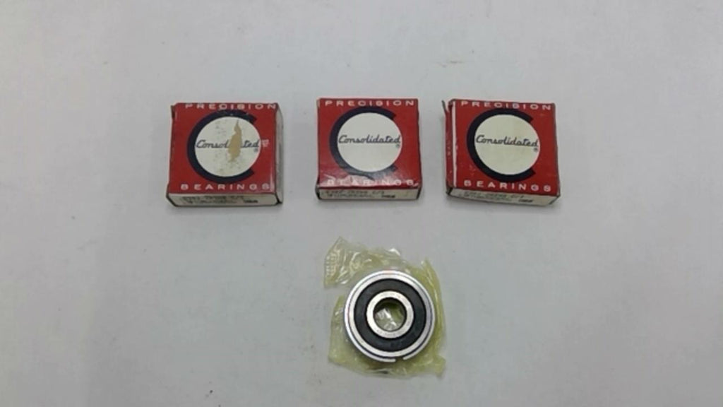 Precision Consolidated 6302-2RSNR C/3 Bearing Lot Of 3