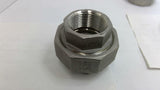 Assorted Lot Of Stainless Steel Union Pipe Fittings 150 11/4,2"-150,150 11/4,