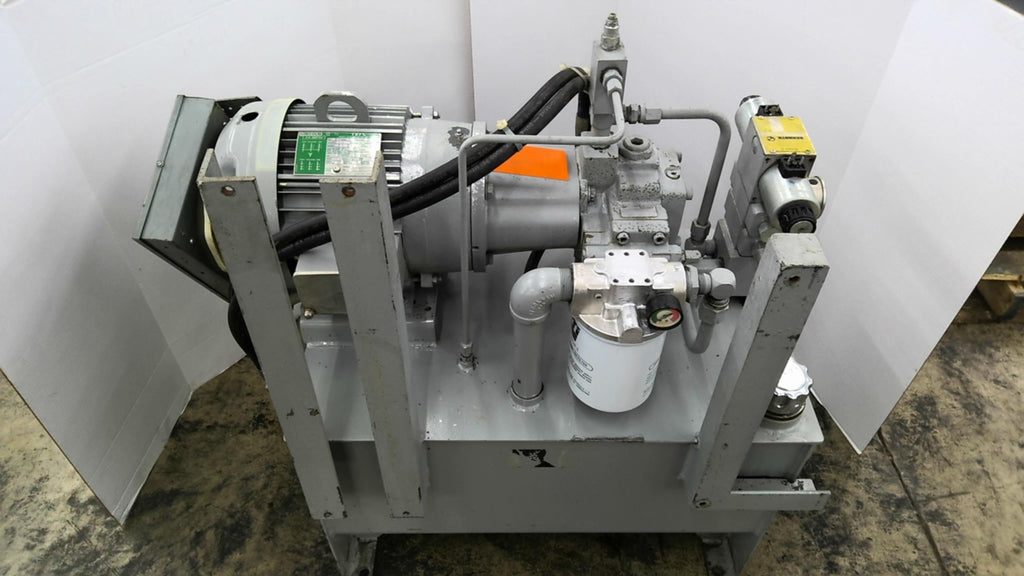 Hydraulic Pump Unit Lincoln 7.5 HP AC Motor 4p 3 Phase 208-230/460 V 60 HZ