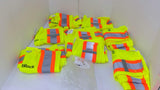 PIP 302-0500MLY Mesh Safety Vest Size Small Type R Lot Of 8