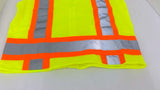 PIP 302-0500MLY Mesh Safety Vest Size Small Type R Lot Of 8