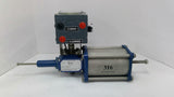 Morin B-015U-S080-FSA Rotary Actuator W/ BLK R100-9836 & V100-60598