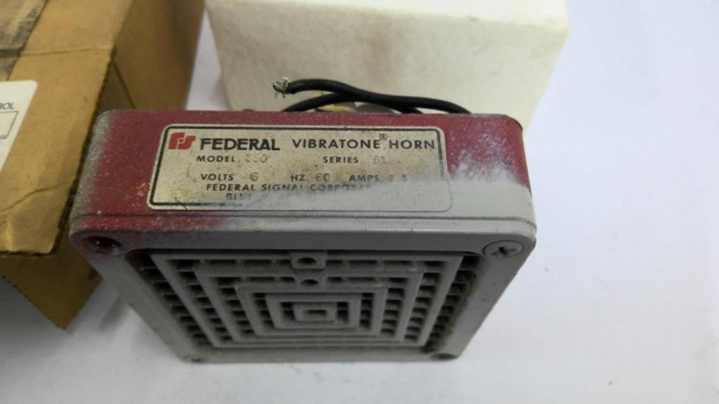 Federal 350 Vibratone Horn 6 Volts