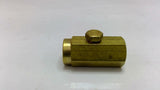 Deltrol 10001-19 Brass Valve 1/8" Lot Of 3
