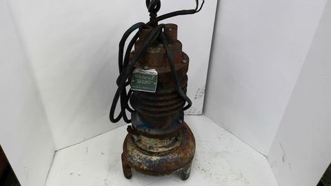 Weil Pump 2501 1 HP Subm Sewage Pump 1800 RPM 4 P 3 Phase 460 V 60 HZ 15' Cable