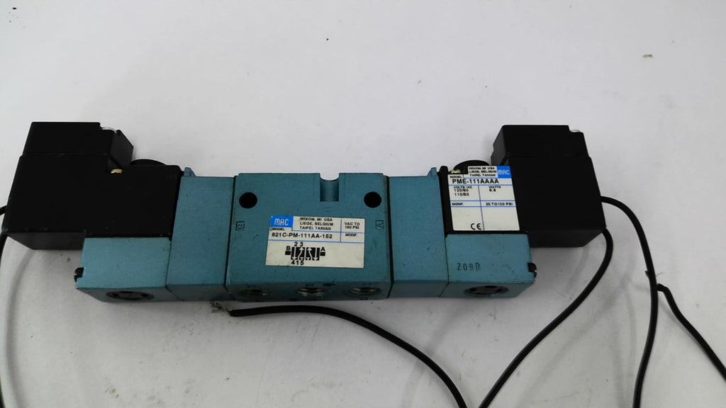 MAC 821C-PM-111AA-152 Solenoid Valve PME-111AAAA 6.8 Watts 25-150 PSI
