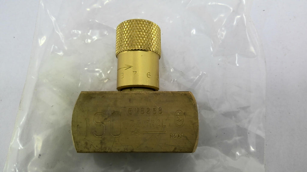 Deltrol ISO ENB25B Brass Control Valve