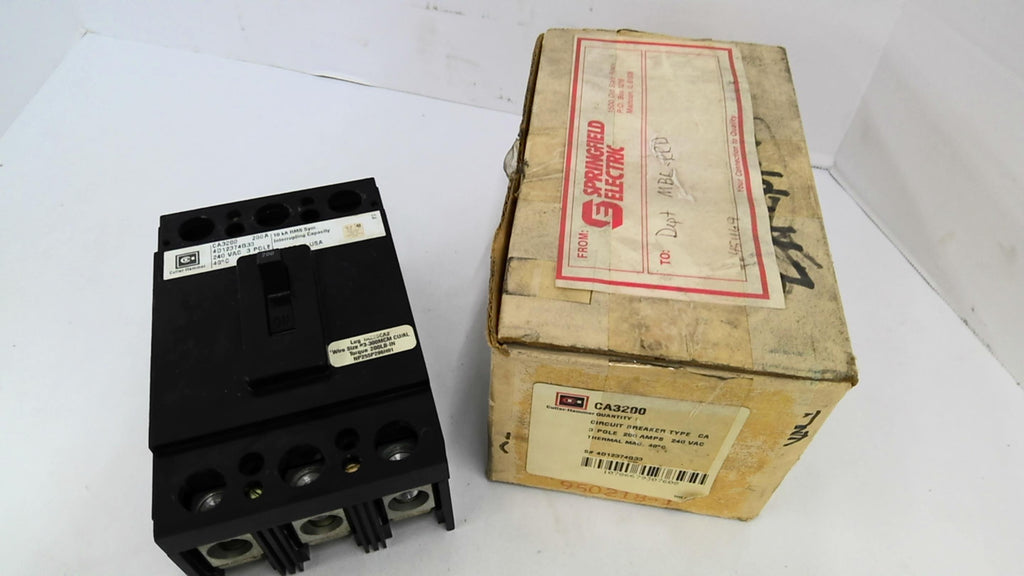 Cutler Hammer CA3200 200A 240V Circuit Breaker
