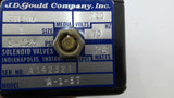JD Gould M-1-3T 120V Solenoid Valve Size 1 5-125 PSI