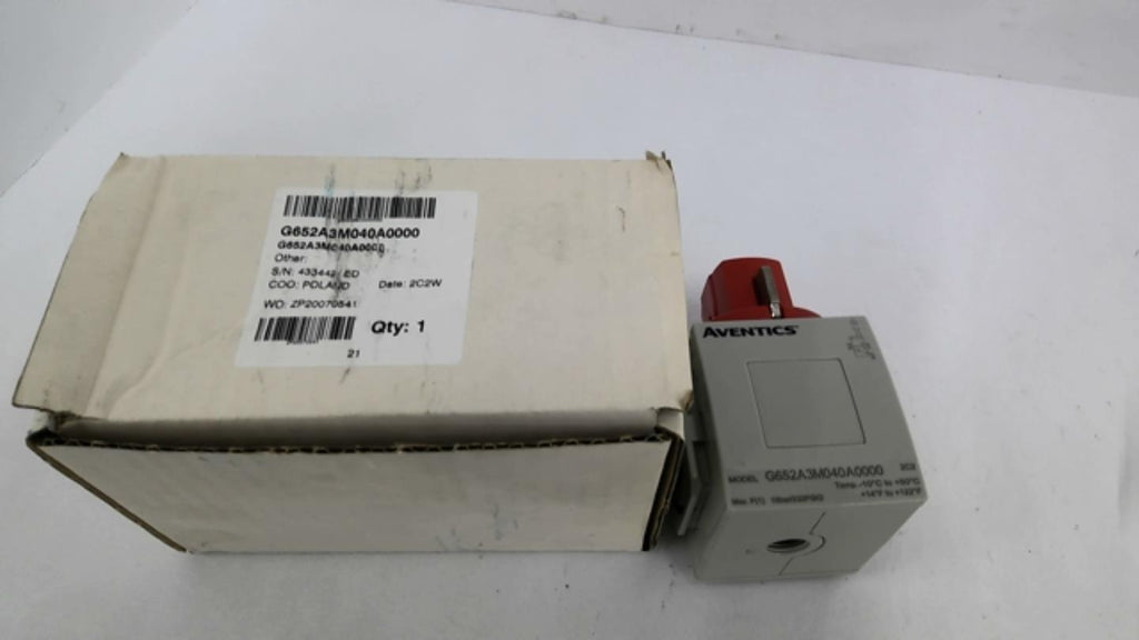 Aventics G652A3M040A0000 Shut Off Valve