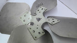 Aluminum Four-Blade Fan Propeller Overall Width 24" Bore 1" Blade 9 3/4"x9 3/4"