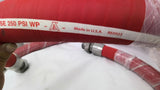Saint-Gobain VersilON GCR Crush Resistant Hose RE0923 250 PSI Overall Length 15'