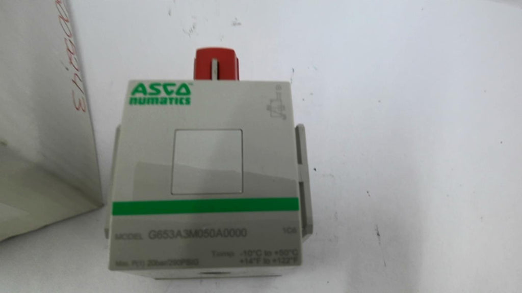 Asco Numatics G653A3M050A0000 Shut Off Isolation Valve