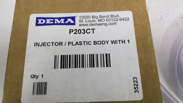 Dema P203CT Injector/ Plastic Body – BME Bearings and Surplus
