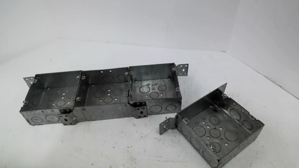 4 3/4"X 4 3/4" Mounting Gang Boxs Lot Of 4
