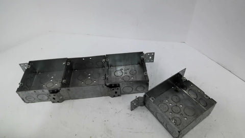 4 3/4"X 4 3/4" Mounting Gang Boxs Lot Of 4