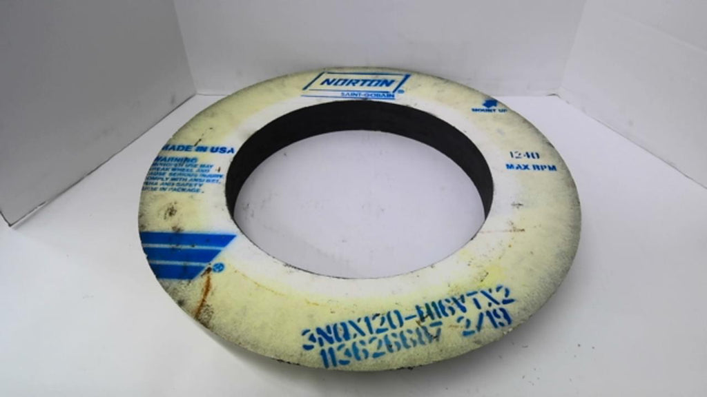 Norton 3NQX120-H16VTX2 Grinder Wheel 113626687 2/19
