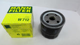MANN Filter W712 Lot Of 2