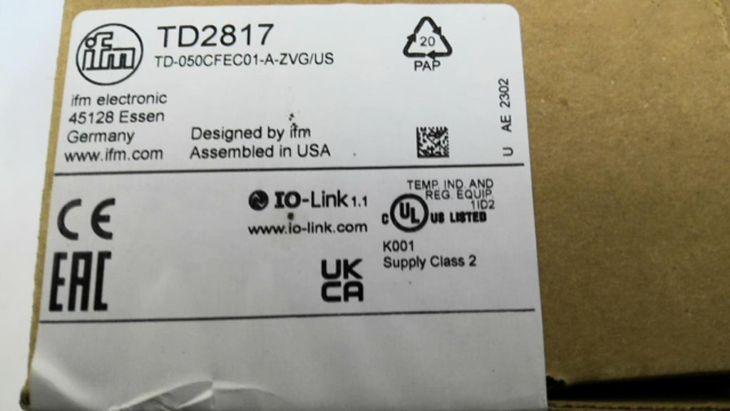 IFM TD2817 Temperature Transmitter