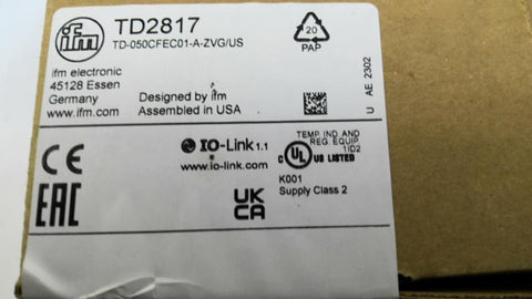 IFM TD2817 Temperature Transmitter