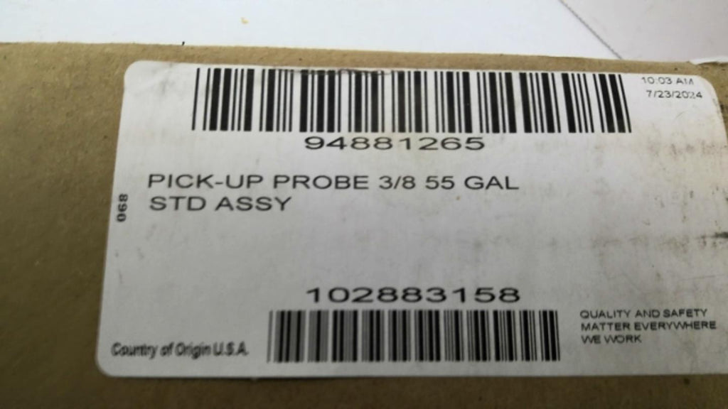Pick Up Probe 3/8" 55 Gallon Assembly