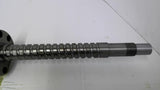 Barnes 66733 Ball Screw Overall Length 35" Screw Length 28" Screw Diameter 1 1/2