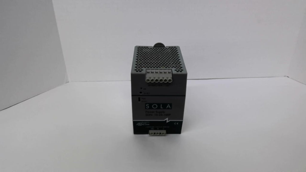 Emerson Sola SDN-10-24-100P Power Supply 115/230 VAC 5.0/2.0 AMP 50/60 HZ