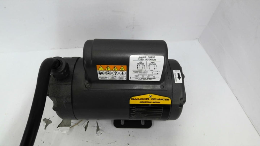 Baldor 33F046W087G1 1HP AC Motor 3600RPM 2P 1PH 42YZ 115/230V TENV 60Hz