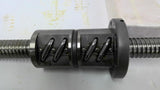 NSK W2505WF-34D-C525 Ball Screw Overall Length 16 1/2" Screw Length 14"