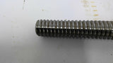 NSK W2505WF-34D-C525 Ball Screw Overall Length 16 1/2" Screw Length 14"