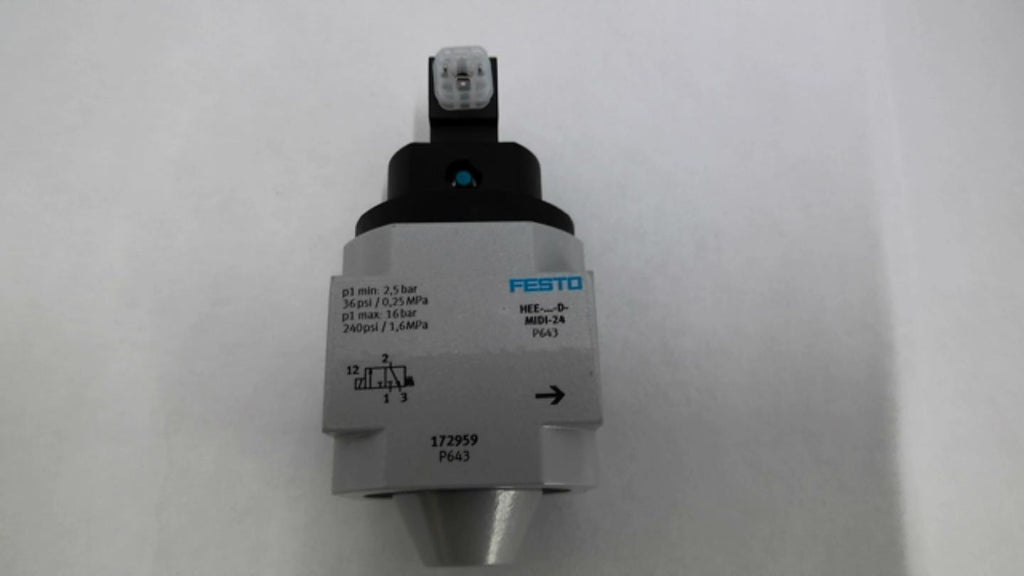 Festo MIDI-24 On/Off Valve 36 PSI