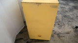Yellow Chemical Cabinet 15"L X 20"W X 32"H With one Shelf