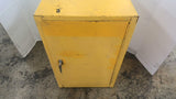 Yellow Chemical Cabinet 15"L X 20"W X 32"H With one Shelf