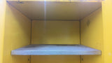 Yellow Chemical Cabinet 15"L X 20"W X 32"H With one Shelf